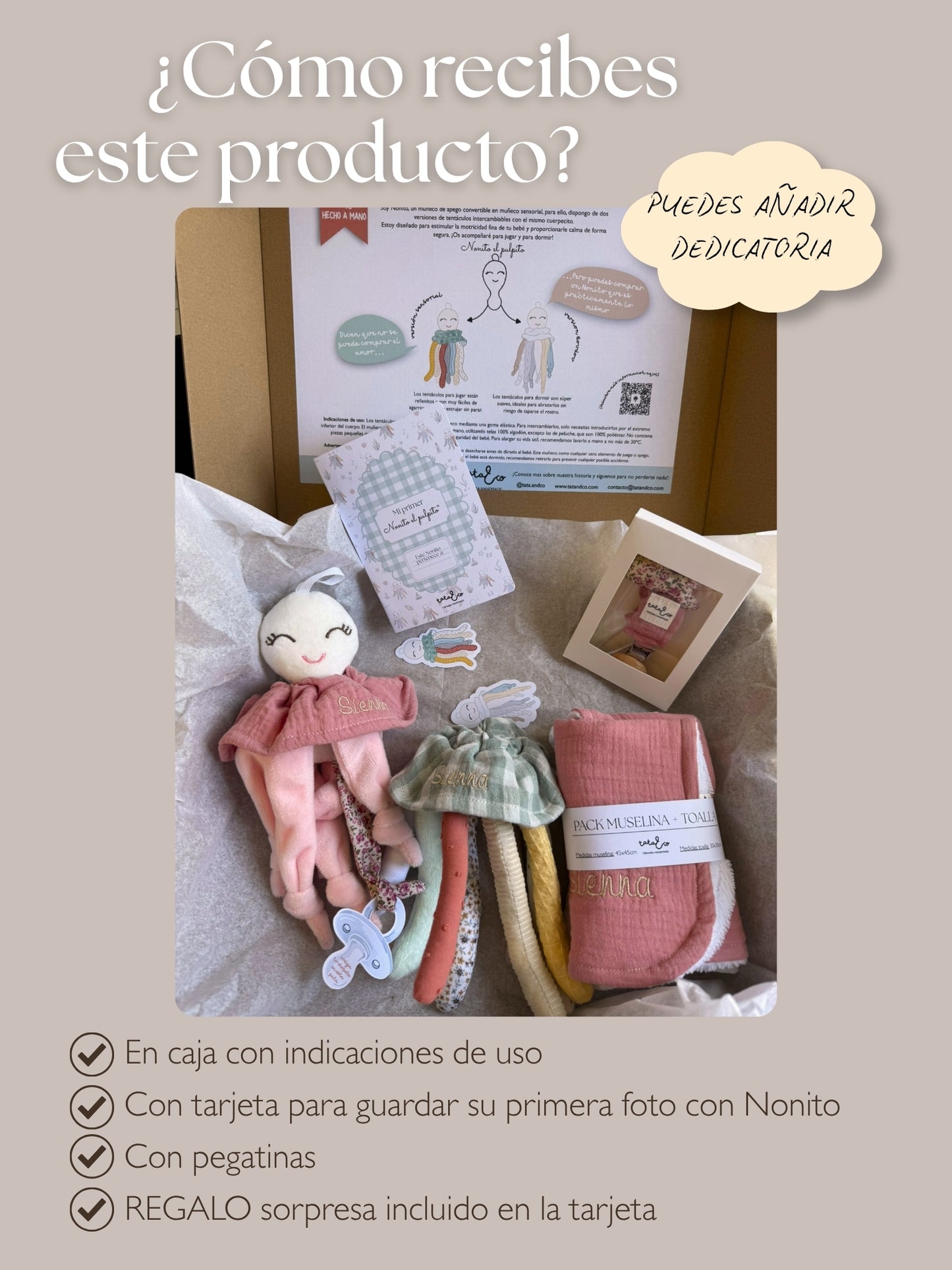 Pack "Nacimiento premium" - Rosa