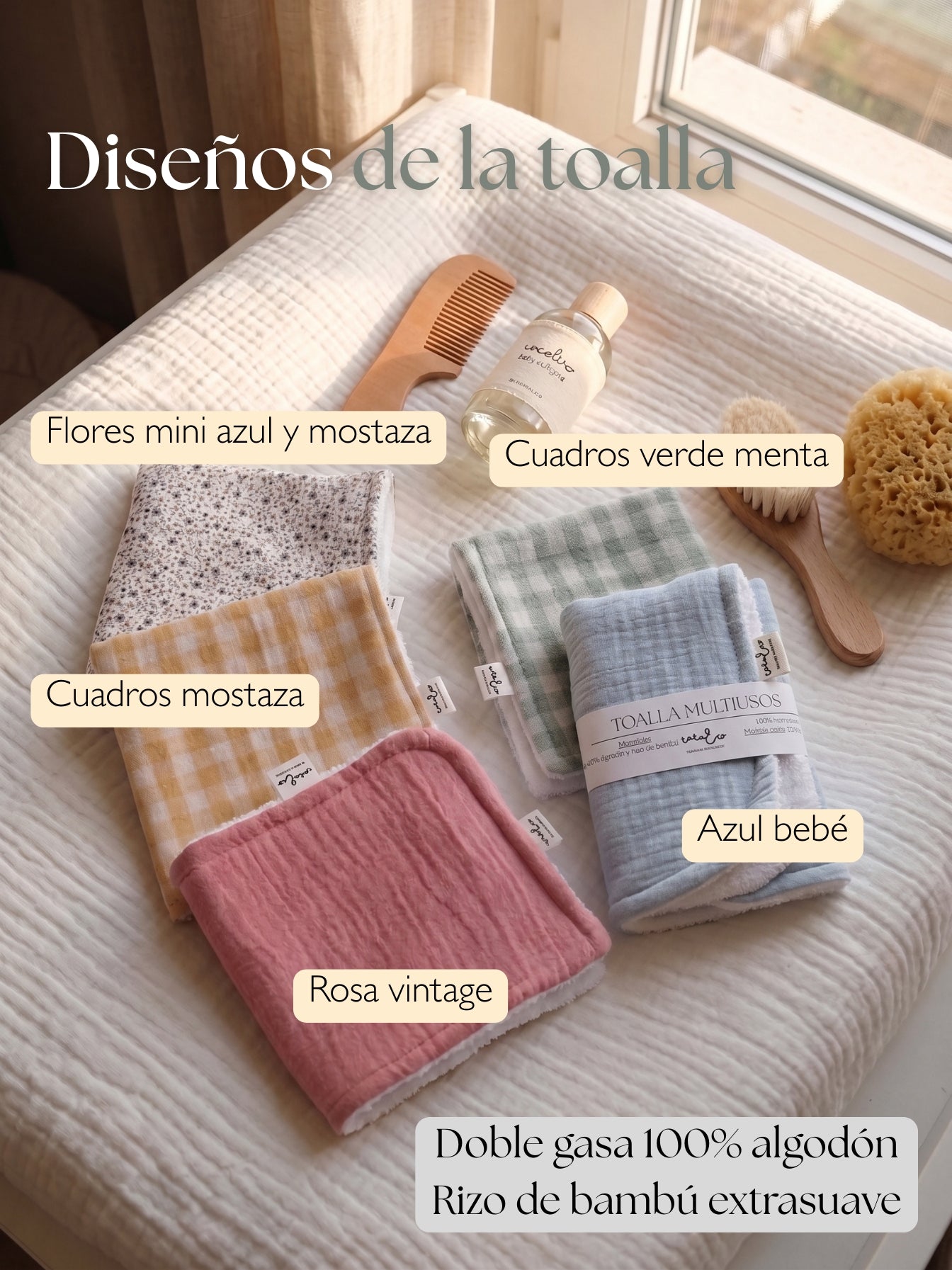 Toalla multiusos 2 en 1