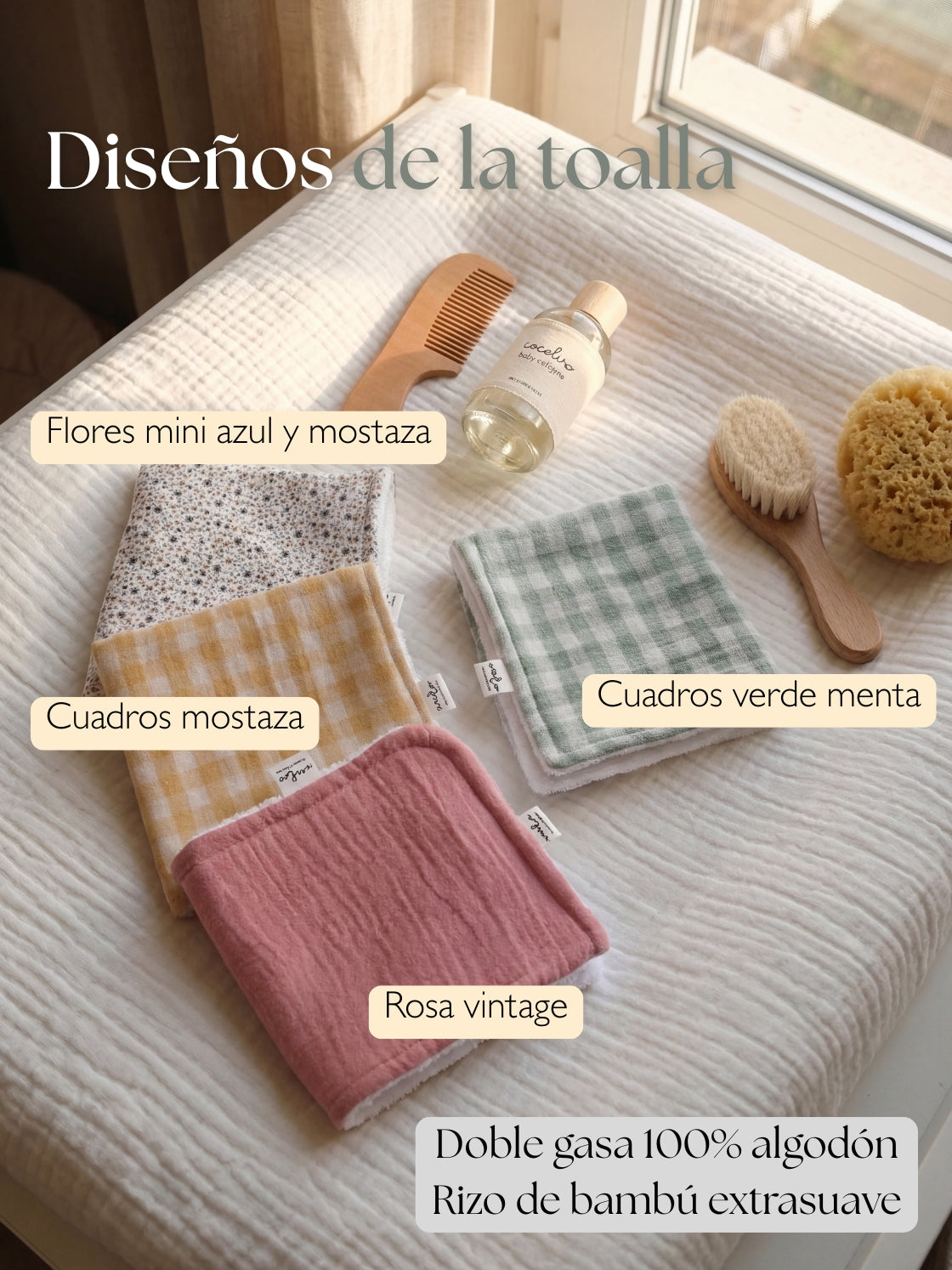 Pack chupetero + toalla multiusos