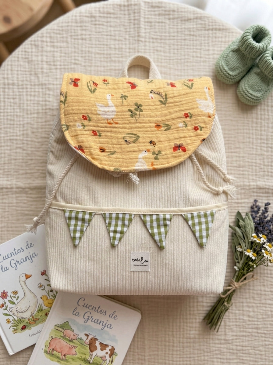 Mochila personalizada banderitas