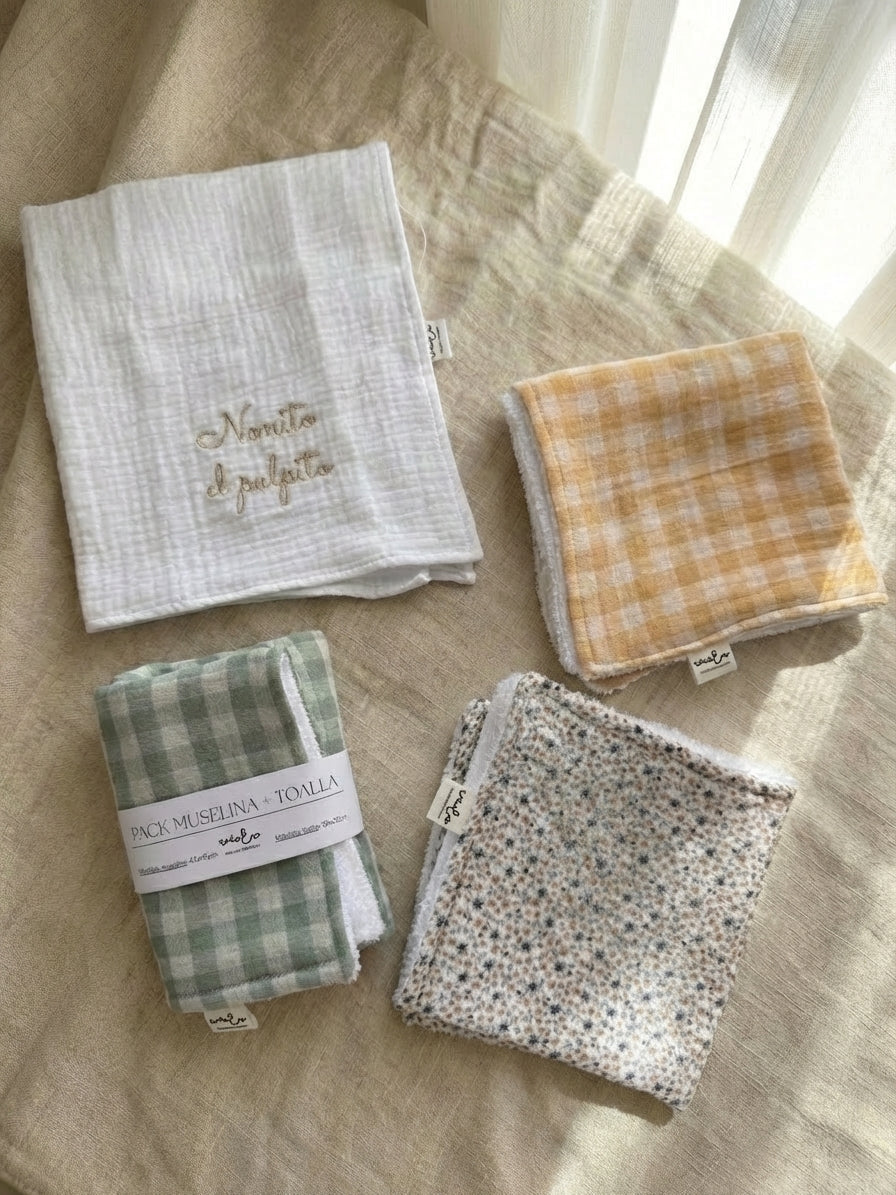 Pack muselina y toalla multiusos