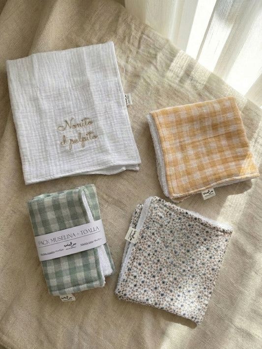 Pack muselina y toalla multiusos