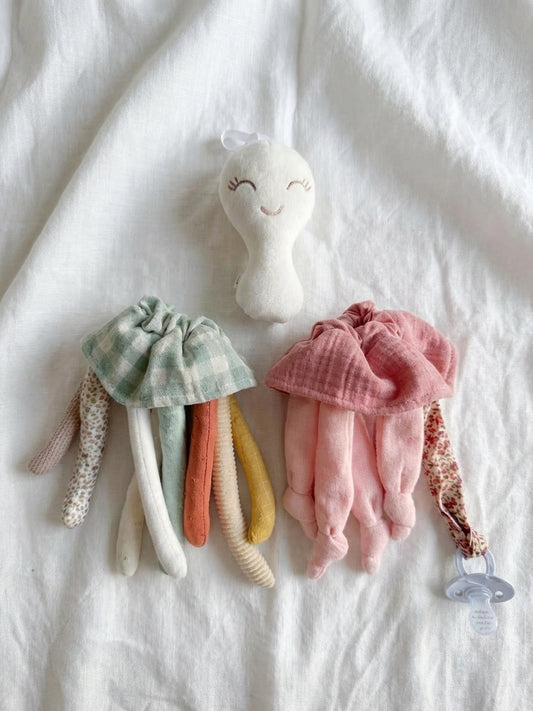 Pack Nonito el pulpito sensorial + doudou rosa