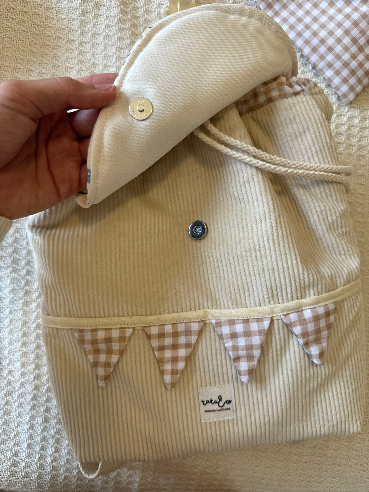 Mochila personalizada banderitas