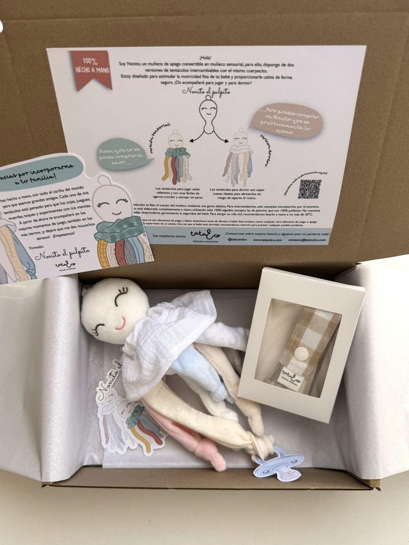 Nonito doudou + Cinta cuelga juguetes